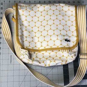 Lacoste Polka Dot Canvas Cross Body bag
